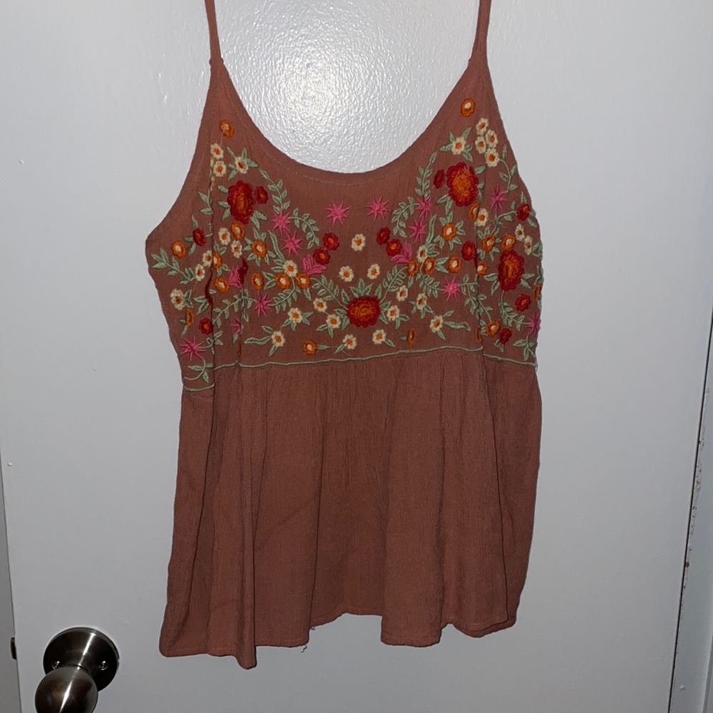 Sim & Sam floral tank. Size M. Worn once